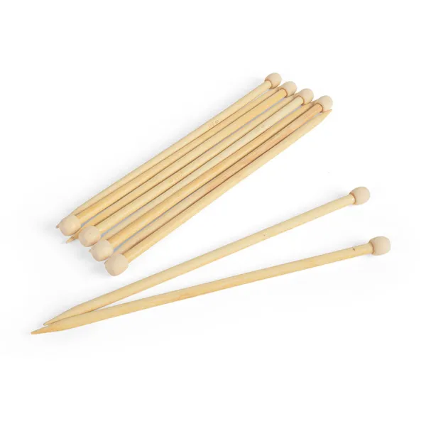 Bigjigs Toys Knitting Needles Bamboo (Pk 10)