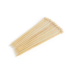 Bigjigs Toys Knitting Needles Bamboo (Pk 10)