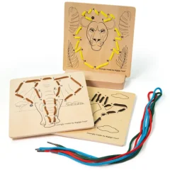 Bigjigs Toys Lacing by Numbers - Jungle
