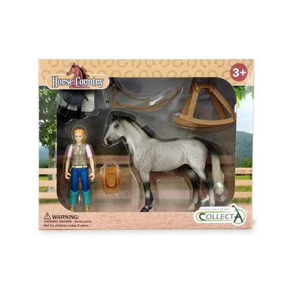 CollectA Lady Hobby Rider & Accessories Window Box