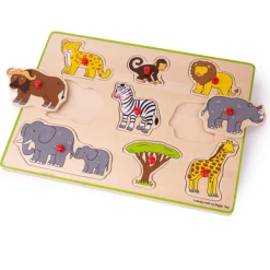 Bigjigs Toys Lift Out Puzzle - Safari