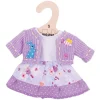 Bigjigs Toys Lilac Dress and Cardigan (for Size Small Doll)