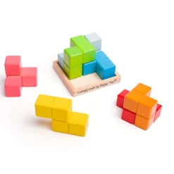 Bigjigs Toys Lock-a-Cube
