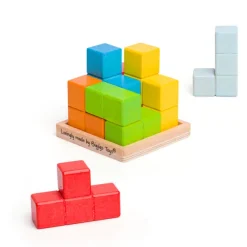 Bigjigs Toys Lock-a-Cube