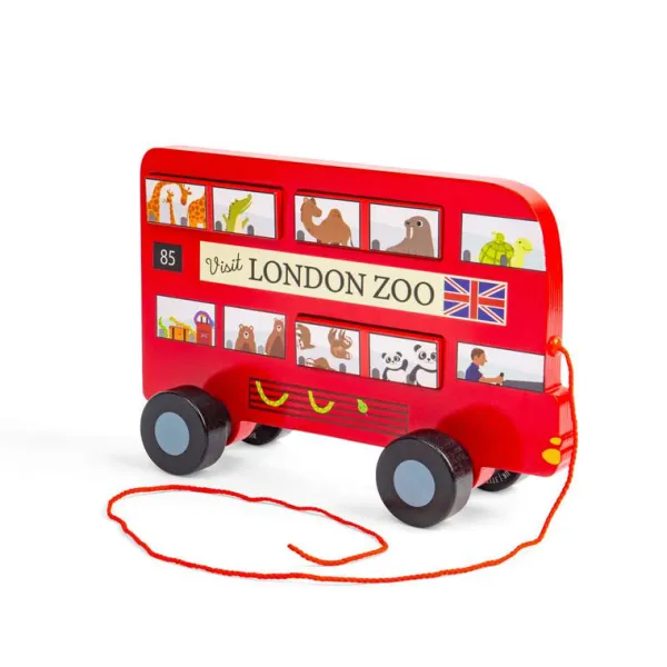 Bigjigs Toys London Bus Pull Along