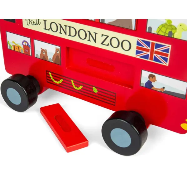 Bigjigs Toys London Bus Pull Along