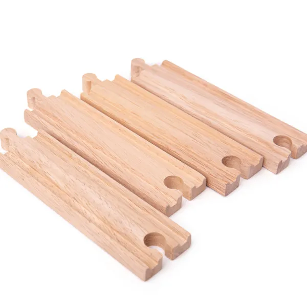 Bigjigs Rail Long Straights (Pack of 4)