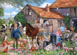 House of Puzzles MacDonalds Farm - BIG 500 Piece Jigsaw Puzzle