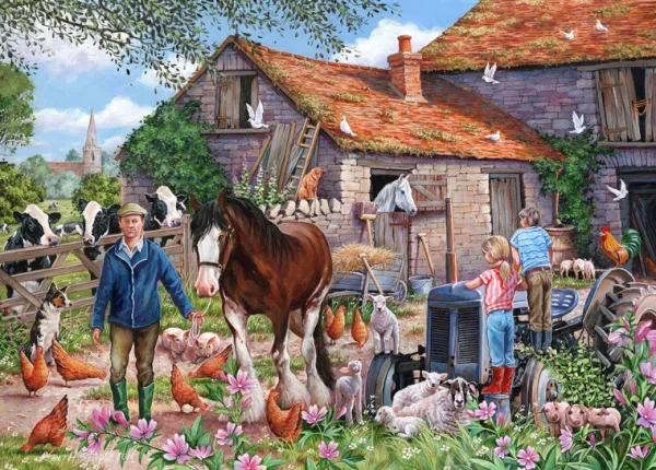 House of Puzzles MacDonalds Farm - BIG 500 Piece Jigsaw Puzzle