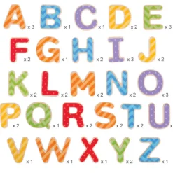 Bigjigs Toys Magnetic Letters - Uppercase