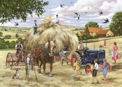 House of Puzzles Making Hay - BIG 500 Piece Jigsaw Puzzle
