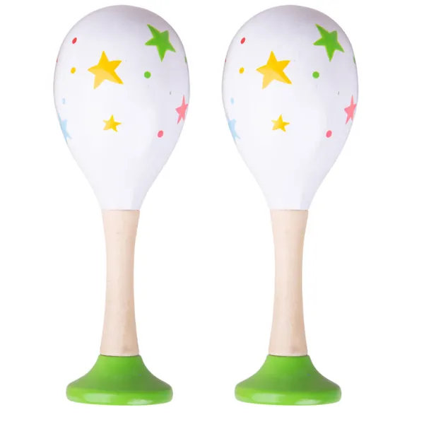 Bigjigs Toys Maraca (One Pair - Green)