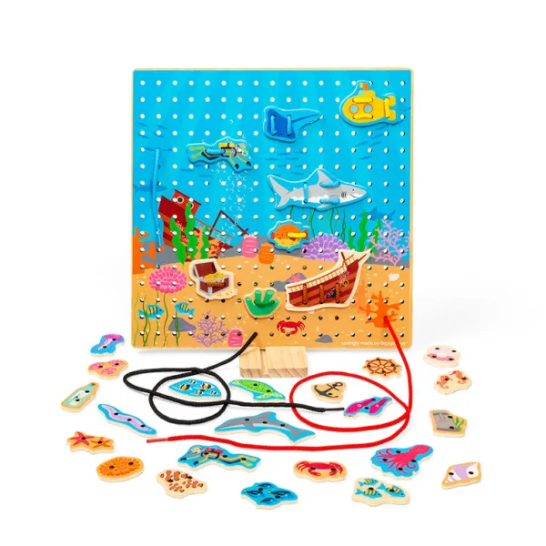 Bigjigs Toys Marine Lace-A-Shape