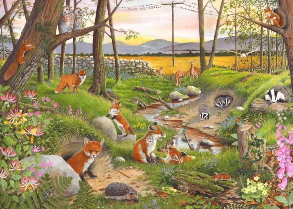 House of Puzzles Midsummer Twilight - BIG 250 Piece Jigsaw Puzzle