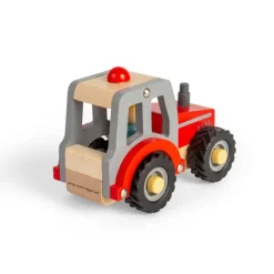 Bigjigs Toys Mini Red Tractor