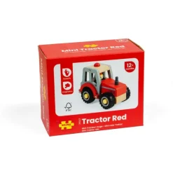 Bigjigs Toys Mini Red Tractor