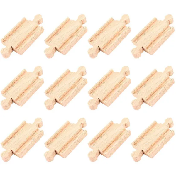 Bigjigs Rail Mini Track Male/Male (Pack of 12)