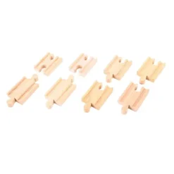 Bigjigs Rail Mini Track (Pack of 8)