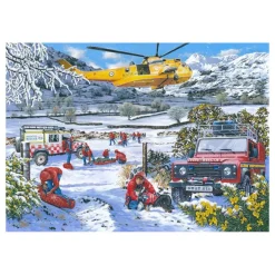 House of Puzzles Mountain Rescue - 1000 Piece Jigsaw Puzzle