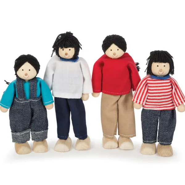 Tidlo Multicultural Dolls - Asian Family
