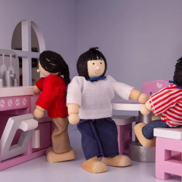 Tidlo Multicultural Dolls - Asian Family
