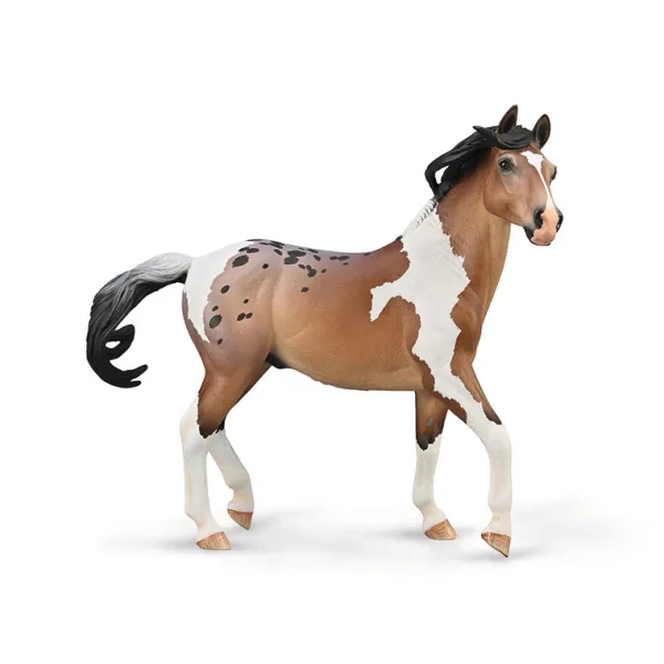 CollectA Mustang Stallion Bay Pintoloosa - Deluxe 1:12 Scale