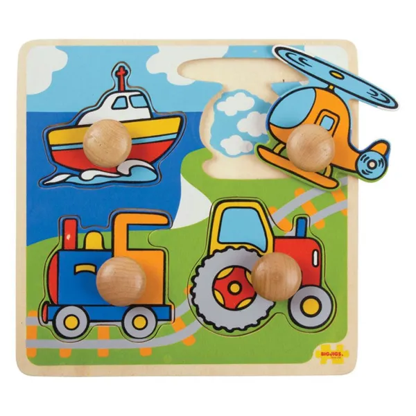 Bigjigs Toys My First Peg Puzzle Transport