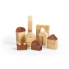 Bigjigs Baby Natural Click Blocks (100 Pieces)