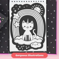 Tiger Tribe Neon Colouring Set - Unicorns and Friends