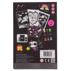 Tiger Tribe Neon Colouring Set - Unicorns and Friends