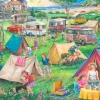 House of Puzzles No.10 - Camping - 1000 Piece Jigsaw Puzzle