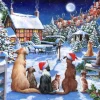House of Puzzles No 19 Santa Paws - 1000 Piece Jigsaw Puzzle