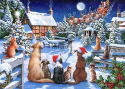 House of Puzzles No 19 Santa Paws - 1000 Piece Jigsaw Puzzle