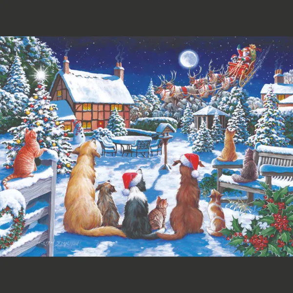 House of Puzzles No.19 - Santa Paws BIG 500 Puzzle
