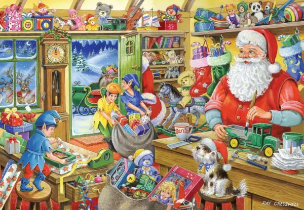 House of Puzzles No.5 - Santa's Workshop - 500 Piece Jigsaw Puzzle
