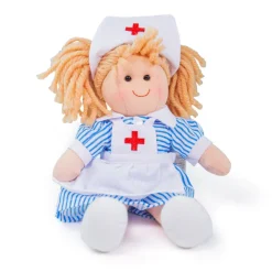 Bigjigs Toys Nurse Nancy Doll - Small