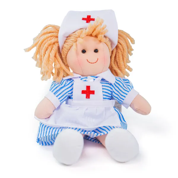 Bigjigs Toys Nurse Nancy Doll - Small