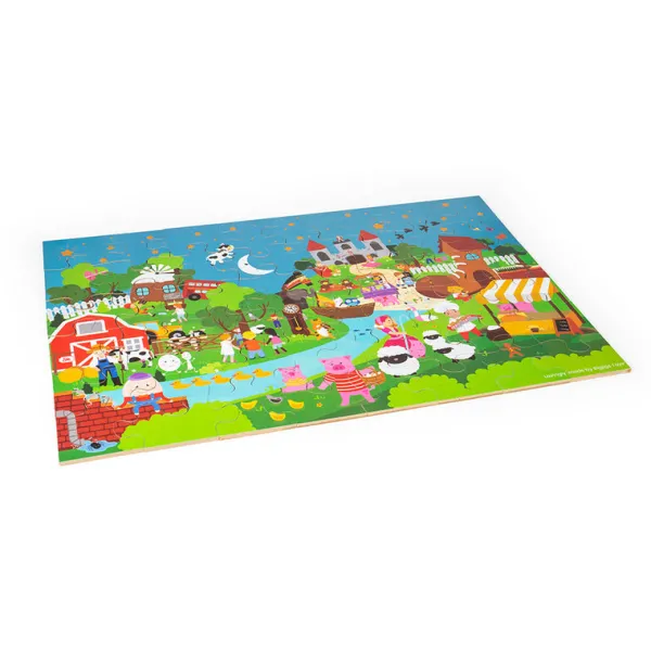 Bigjigs Toys Nursery Rhyme Floor Puzzle (48pc)