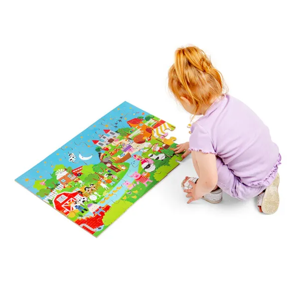 Bigjigs Toys Nursery Rhyme Floor Puzzle (48pc)