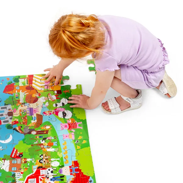 Bigjigs Toys Nursery Rhyme Floor Puzzle (48pc)