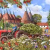 House of Puzzles Oast Houses - BIG 500 Piece Jigsaw Puzzle