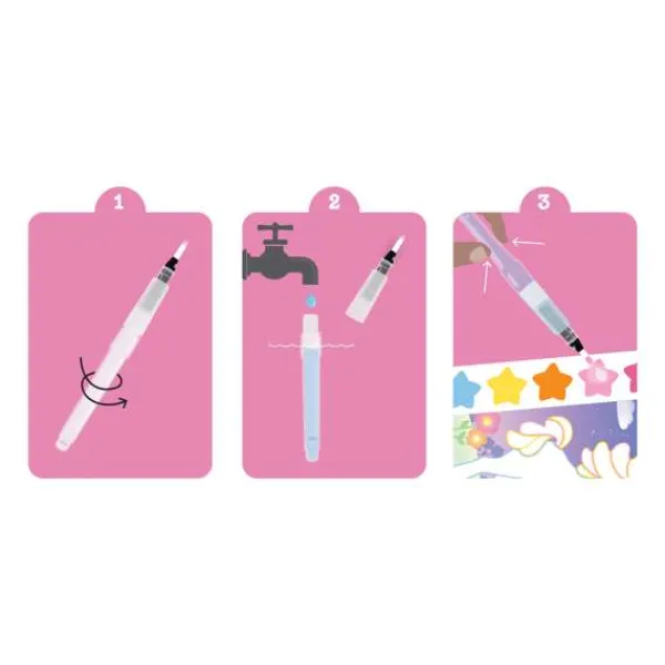 Tiger Tribe Paint A Picture Set - Unicorn Skies
