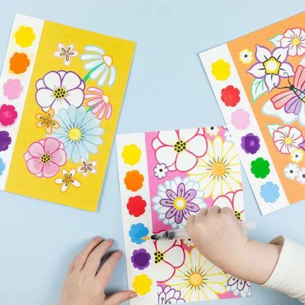 Tiger Tribe Paint-a-Picture Set - Butterflies & Flowers