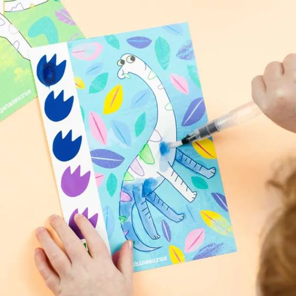 Tiger Tribe Paint-a-Picture Set - Dinosaurs