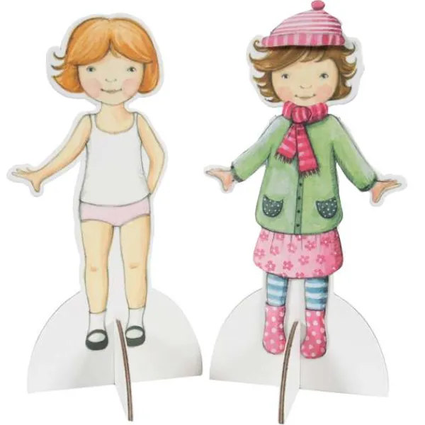 Tiger Tribe Paper Dolls Kit - Vintage