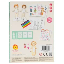 Tiger Tribe Paper Dolls Kit - Vintage