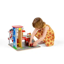 Bigjigs Heritage Playsets Park & Play Garage