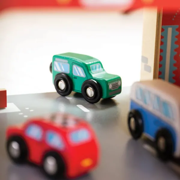 Bigjigs Heritage Playsets Park & Play Garage