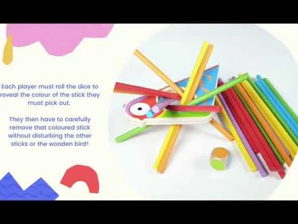 Bigjigs Toys Peck Up Sticks