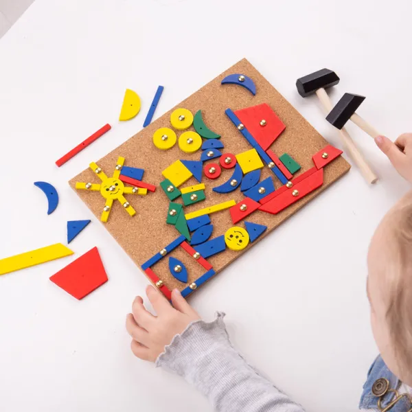 Bigjigs Toys Pin-a-Shape